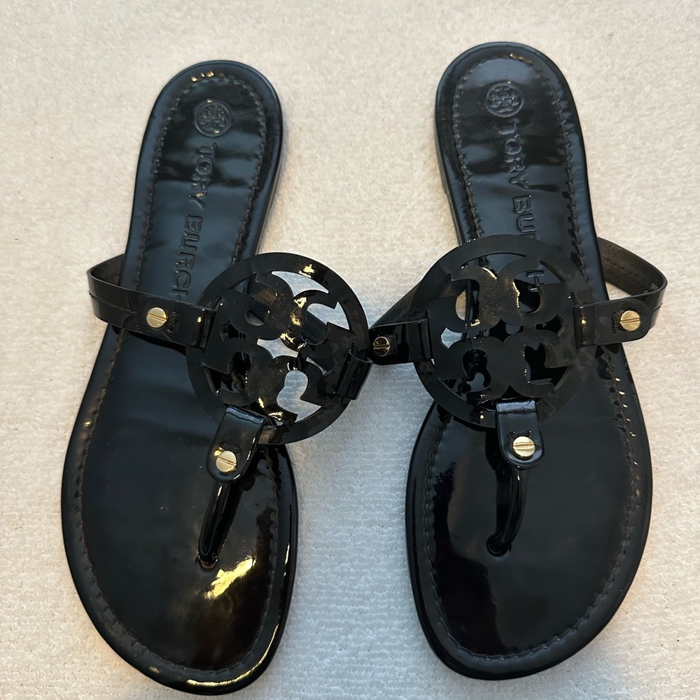 Tory buch MILLER PATENT SANDAL
